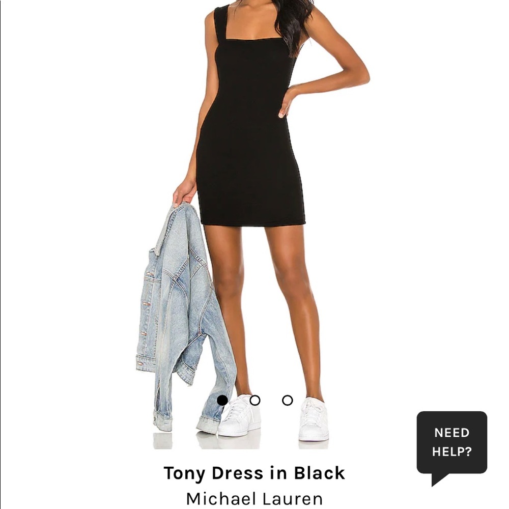 Michael Lauren Black mini dress